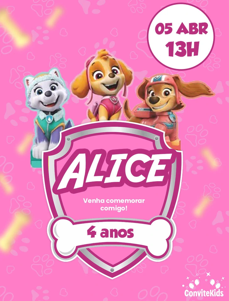 Patrulha Canina Feminino